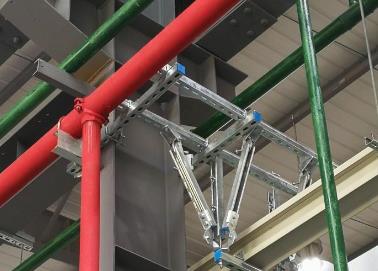 文安该抗震支架的整体式支吊架结构协调性好